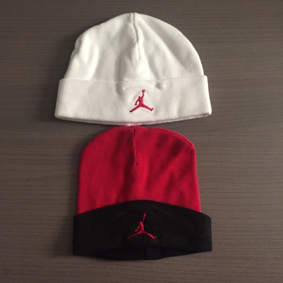 white jordan beanie